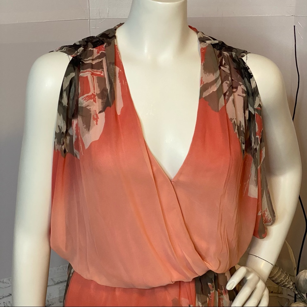 NWT Le Chateau Floral Ombre Mini Dress - Picture 17 of 17